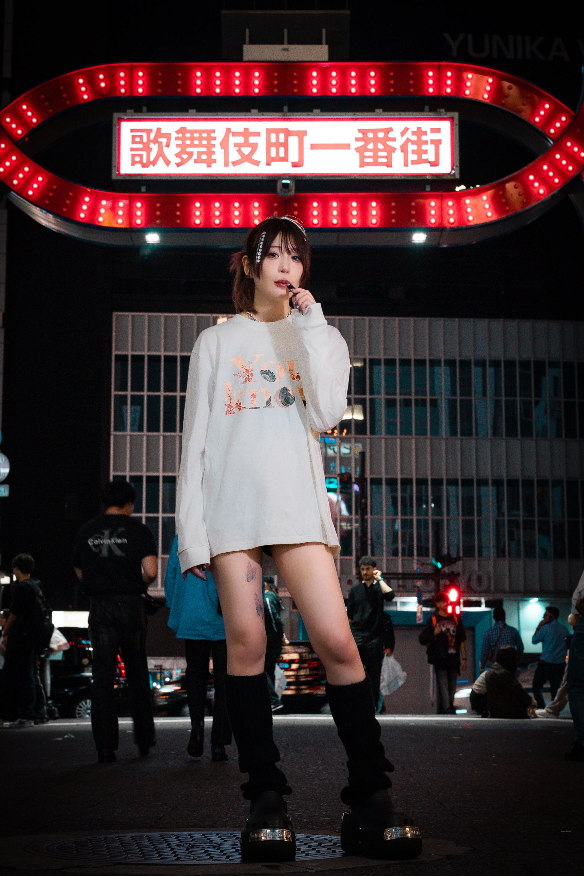 幸運の女神様 (white)